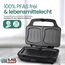 Emerio XXL Sandwichtoaster für alle Toastgrößen geeignet, BPA frei, große Muschelform, leicht zu reinigen, Käse läuft nicht aus, PREIS-/LEISTUNGSSIEGER Haus & Garten Test 03/2019, 900 Watt