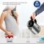 Midea Wasserkocher Edelstahl 1.7L, BPA-freier Wasserkocher, 2200W Schnellkochfunktion, Kettle mit Wasserstandsanzeige, LED-Leuchtanzeige, 360°-Basis, Trockenlaufschutz, MKE17M1ADS