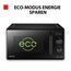 Toshiba MW2-AG23PF(BK) Mikrowelle / 3-in-1 Mikrowelle mit Grill & Kombi-Funktion/Freistehend / 23L / 900W / 1000W Grill/energiesparender ECO-Funktion/Drehteller mit Positionsspeicher/Schwarz