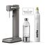 Aarke Carbonator 3, Premium Wassersprudler, Mattgrau Finish + Aarke 60L CO2-Zylinder, 100% erneuerbares CO2