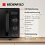 Toshiba MW2-AG23PF(BK) Mikrowelle / 3-in-1 Mikrowelle mit Grill & Kombi-Funktion/Freistehend / 23L / 900W / 1000W Grill/energiesparender ECO-Funktion/Drehteller mit Positionsspeicher/Schwarz