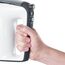 SEVERIN Handmixer, Handrührgerät mit 5 Geschwindigkeitsstufen, praktischer Handrührer mit 2 Edelstahl-Rührbesen und -Knethaken, 400 W, weiß-schwarz / Edelstahl, HM 3830