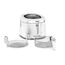 Tefal Filtra Vision Fritteuse, 1-kg-Fassungsvermögen, extragroßes Sichtfenster, modernes Design, einklappbarer Griff, herausnehmbare Teile, Timer, Temperatursteuerung, Weiß, FF2541E0