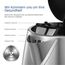 Midea Wasserkocher Edelstahl 1.7L, BPA-freier Wasserkocher, 2200W Schnellkochfunktion, Kettle mit Wasserstandsanzeige, LED-Leuchtanzeige, 360°-Basis, Trockenlaufschutz, MKE17M1ADS