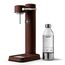 Aarke Carbonator 3 Wassersprudler, Edelstahl-Gehäuse, Sprudelwasserbereiter, inkl. BPA-freier PET-Flasche, kompatibel mit 60 L / 425 g C02 Zylindern, Farbe: Burgundy