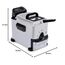 Tefal Oleoclean Compact Elektrische Fritteuse, 2 L Öl-Kapazität, Fritteuse mit Ölfiltration, spülmaschinenfeste Teile, Sichtfenster, einstellbare Temperatur, schwarz, Edelstahl, FR7016