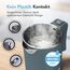 LEBENLANG Reise Wasserkocher Edelstahl Klein 0 5 Liter & BPA-Frei - Reisewasserkocher klein 600W Energiesparend Energieeffizienz - Camping Kettle Kleiner Mini Wasserkocher Blau 0.5 0,5 l für Reisen