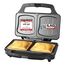 Emerio XXL Sandwichtoaster für alle Toastgrößen geeignet, BPA frei, große Muschelform, leicht zu reinigen, Käse läuft nicht aus, PREIS-/LEISTUNGSSIEGER Haus & Garten Test 03/2019, 900 Watt