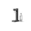 Aarke Carbonator 3, Wassersprudler aus Edelstahl im modernen Mattschwarz Finish mit 2x BPA-freier 1L PET-Flasche, Sprudelwasserbereiter für Leitungswasser, kompatibel mit 60L CO2-Zylindern