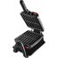 Tefal King Size Waffeleisen WM756D, Doppelwaffeleisen für 2 belgische, Dreh-Funktion, antihaftbeschichtete Platten, Dicke Waffeln, Temperaturregler,leichte Reinigung,120W,1L [Energieklasse A+]