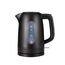 Amazon Basics Wasserkocher 1,7L, 2200 W, BPA-frei mit 360° Basis, Automatische Abschaltung und Herausnehmbarem Kalkfilter, Mattschwarz