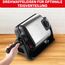 Tefal King Size Waffeleisen WM756D, Doppelwaffeleisen für 2 belgische, Dreh-Funktion, antihaftbeschichtete Platten, Dicke Waffeln, Temperaturregler,leichte Reinigung,120W,1L [Energieklasse A+]