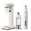 Aarke Carbonator 3, Premium Wassersprudler, Mattweiß Finish + Aarke 60L CO2-Zylinder, 100% erneuerbares CO2