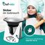 Chef-Mix Messer Ersatz für Vоrwerk Thermоmix Messer TM31 - Ersatzmesser aus Edelstahl inkl Dichtung - Zubеhör für TM31 Küchenmaschine