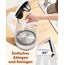 Aigostar Glas Elektrischer Wasserkocher Weiß 1,7 Liter - Schnell Kochendes Glaswasserkocher 2200W, LED-Beleuchtung, Verdicktes Borosilikatglas, BPA-frei, mit kalkfilter, Automatische Abschaltung