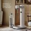 Aarke Carbonator 3, Premium Wassersprudler, Mattweiß Finish + Aarke 60L CO2-Zylinder, 100% erneuerbares CO2