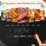 COSORI Airfryer | 4,7L 7-in-1 Heissluftfritteuse | Max 230℃ & 55dB leise Heißluftfritteuse | 100+ Rezpete | 55% Energiesparend | spülmaschinenfest | Hellgrau | L501