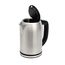 Amazon Basics Edelstahlwasserkocher mit Digitalanzeige, Strix-Controller, Warmhaltefunktion, Temperaturregelung, 1,7 l (EU-Stecker), Silber