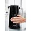 Krups Smart'n Light Wasserkocher, 5 Temperaturen, 1,7 Liter Fassungsvermögen, Innenleben aus Edelstahl, Doppelwandig, Schwarz, BW801810