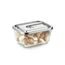 CASO VacuBoxx Inox 2.6 - Vakuum-Frischebehälter, 2600 ml Volumen, für druckempfindliche und flüssige Lebensmittel, BPA-Frei, Backofenfest, spülmaschinenfest, gefrierfest