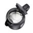 Amazon Basics Wasserkocher 1,7L, 2200 W, BPA-frei mit 360° Basis, Automatische Abschaltung und Herausnehmbarem Kalkfilter, Mattschwarz