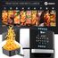 Balter Heißluftfritteuse Airfryer, 12 Liter XXL, Mini Backofen, Dörrautomat, Friteuse Heissluftfritteuse, 10 Programme, all-in-1 Air Fryer, Rezeptbuch, HL-1200