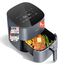 COSORI Airfryer | 4,7L 7-in-1 Heissluftfritteuse | Max 230℃ & 55dB leise Heißluftfritteuse | 100+ Rezpete | 55% Energiesparend | spülmaschinenfest | Hellgrau | L501