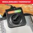 Tefal King Size Waffeleisen WM756D, Doppelwaffeleisen für 2 belgische, Dreh-Funktion, antihaftbeschichtete Platten, Dicke Waffeln, Temperaturregler,leichte Reinigung,120W,1L [Energieklasse A+]