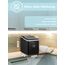 Eiswürfelmaschine Testsieger 2025, 14 kg 24 Stunden, 9 Eiswürfel in 6-8 Minuten, Gerauscharmer Betrieb, 120W Ice Maker mit Schaufel u. Korb, Eiswürfelbereiter für Zuhause, Büro (Dunkelgrau)