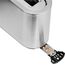 WMF Lumero Toaster 2 Scheiben, Langschlitz mit Brötchenaufsatz, XXL, Einseitiges Toasten, 1-Scheiben-Taste, 10 Bräunungsstufen, Toaster edelstahl matt