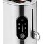 WMF Lumero Toaster 2 Scheiben, Langschlitz mit Brötchenaufsatz, XXL, Einseitiges Toasten, 1-Scheiben-Taste, 10 Bräunungsstufen, Toaster edelstahl matt