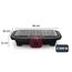 Tefal Easygrill Adjust Red Elektrogrill, 2300 Watt Tischgrill, 870 cm² Grillfläche, einfache Reinigung, Grillrost und Tropfschale spülmaschinenfest, vollständig zerlegbar, schwarz/burgunderrot, BG90E5