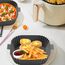 Silikon Backform Für Heißluftfritteuse-Silikonform Für Heißluftfritteuse Backpapier Zuschnitte Airfryer Zubehör Silikonbackformen Air Fryer Aus Silikon Accessories Silikoneinsatz Zubehör