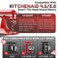GVODE Edelstahl Knethaken für Kitchen Aid Standmixer, K45DH Knethaken für KitchenAid 4,3 und 4,7/4,8L Kipp-Kopf Standmixer, Edelstahl Teigaufsatz für KitchenAid, Spülmaschinenfest