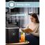 Eiswürfelmaschine Testsieger 2025, 14 kg 24 Stunden, 9 Eiswürfel in 6-8 Minuten, Gerauscharmer Betrieb, 120W Ice Maker mit Schaufel u. Korb, Eiswürfelbereiter für Zuhause, Büro (Dunkelgrau)