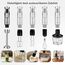 Lehmann Chowmei Stabmixer Set 1200 W | Pürierstab mit Turbofunktion und Geschwindigkeitsregelung | Elektrische Multifunktions Hand Blender | inkl. 6-teiliges Zubehör Set