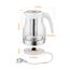 GRIFEMA Wasserkocher Glas mit Teesieb 1.7L, 2200W - Teekocher Elektrisch 2 In 1, Glaswasserkocher Leise, Schnell, Kabellos, Kettle BPA-Frei, Teekessel Automatische Abschaltung, Überhitzungsschutz