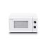 Sharp Mikrowelle YC-MS01E-C 20L, 800W, Manuelle Steuerung, 5 Leistungsstufen, Drehteller, Auftaufunktion, Kristallweiß