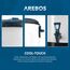 Arebos Einkochautomat 2500 W | Einkochtopf 28 L | mit Thermostat & Überhitzungsschutz | stufenlose Temperatureinstellung 30-110°C | Glühweinkocher | inkl. Einmachglasheber & Einmachtrichter | Weiß