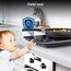 IsEasy Induktionskochfeld 1 Platte, Einzel Induktionskochplatte 2100W, 9 Leistungsstufen, 9 Temperatureinstellungen, 28cm Induktionskochfeld mit 8-Stunden-Timer, Kindersicherung, Schwarz, 220-240V