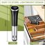 Sous Vide, Wancle Sous Vide Garer Stick 1100W IPX7 Wasserdicht Präzisionskochtopf Immersion Zirkulator Mit Reservierungsfunktion, einfach zu speichern