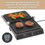 SEVERIN SEVINI Comfort für Fleisch, Fisch, Gemüse, digitaler Sandwich-Maker für fettfreies Grillen mit 5 Auto-Programmen, keramikbeschichtet, Indoor-Grill bis 230 Grad Hitze, 1.800 W, schwarz, KG 2399