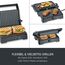 SEVERIN MultiGrill XL, hochwertige Keramikbeschichtung, große Grillfläche, PFAS-freie Grillplatten, fettarmes Grillen, Burger, Panini, Elektrogrill Indoor, 1800W, schwarz, KG 2391