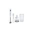 Braun Stabmixer MultiQuick 1 MQ 10.202 M - Elektrischer Stabmixer mit Edelstahl-Mixfuß und EasyTwist System, 3-teiliges Zubehör-Set, 450 Watt, Weiß