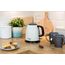Russell Hobbs Wasserkocher [1,0l] Colours+ Edelstahl Creme (2400W, Schnellkochfunktion, herausnehmbarer Kalkfilter, außenliegende Wasserstandsanzeige,kleiner Reisewasserkocher) Teekocher 24994-70
