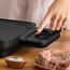 Tefal Plancha Booster Tischgrill, 2200 W, extra große Grillfläche, Boost-Zone, 6 Temperaturstufen, durchgängige Grillplatten, inklusive Fettablaufrinne, Thermo-Spot, Schwarz, CB6428