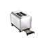 Krups KH682D Excellence Toaster, 8 Bräunungsstufen, 4 Funktionen, 2 Scheiben Toaster, Anhebevorrichtung, herausnehmbare Krümelschublade, 850 Watt, gebürsteter Edelstahl