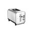 Krups KH682D Excellence Toaster, 8 Bräunungsstufen, 4 Funktionen, 2 Scheiben Toaster, Anhebevorrichtung, herausnehmbare Krümelschublade, 850 Watt, gebürsteter Edelstahl