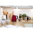 Russell Hobbs Wasserkocher klein [1l] Colours+ Edelstahl Rot (2400W, Schnellkochfunktion, herausnehmbarer Kalkfilter, außenliegende Wasserstandsanzeige, kleiner Reisewasserkocher) Teekocher 24992-70