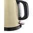 Russell Hobbs Wasserkocher [1,0l] Colours+ Edelstahl Creme (2400W, Schnellkochfunktion, herausnehmbarer Kalkfilter, außenliegende Wasserstandsanzeige,kleiner Reisewasserkocher) Teekocher 24994-70